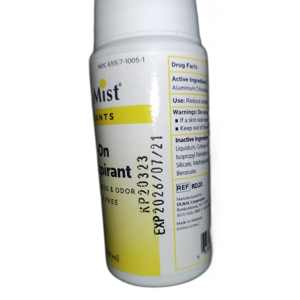 NIB Bulk Travel Size Dawn Mist Deodorants Roll On Antiperspirant Fragrance Free